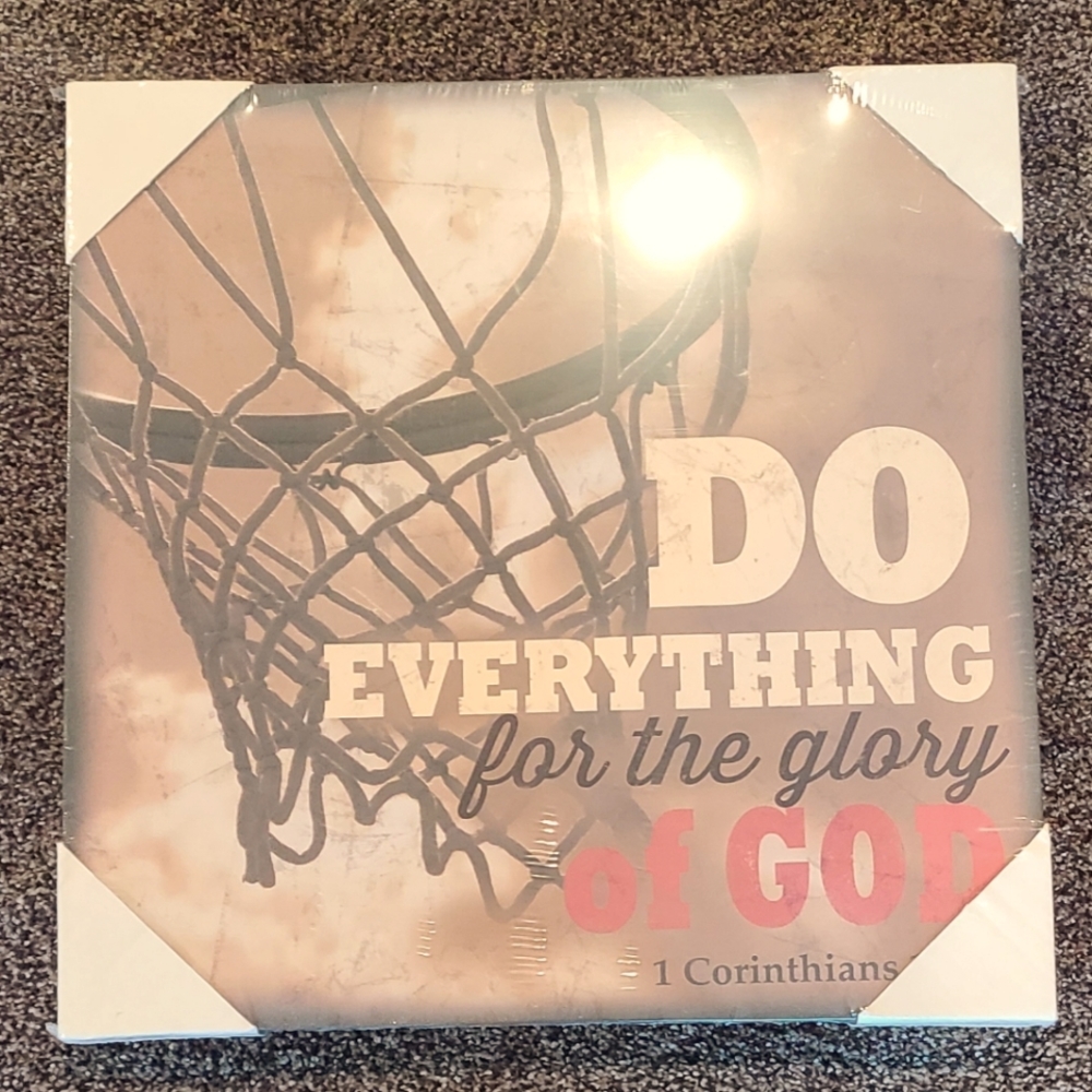 Open Road (Hobby Lobby) Basketball Religious Canvas
